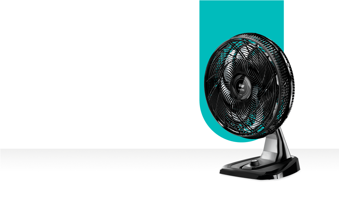 Flow Turbo - Ventilador de Mesa e Parede