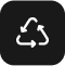 Barril com material 100% reciclado