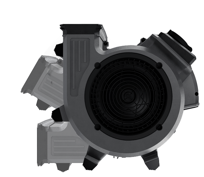 WAP DRY MAX em três ângulos