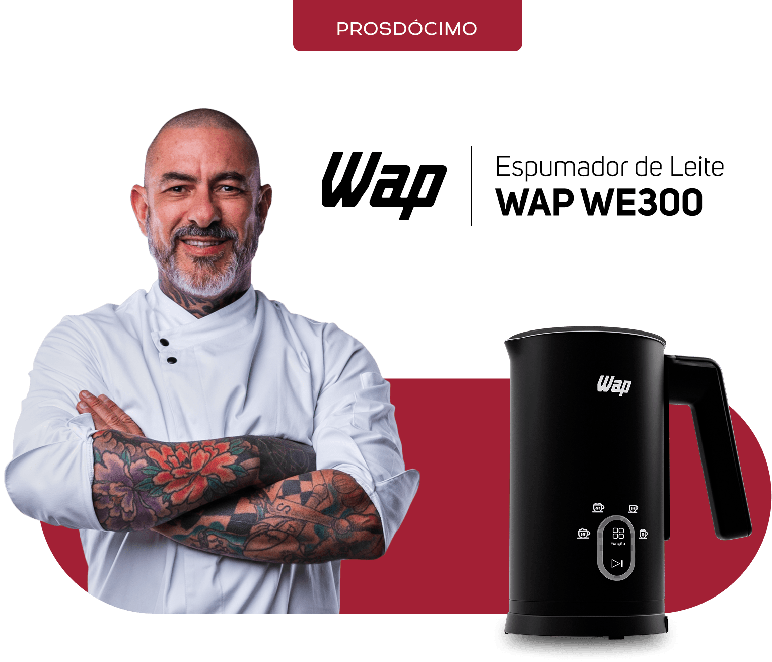 Espumador de Leite WAP WE300