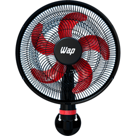 Ventilador-WAP-Rajada-Turbo-W130-de-Parede-Vermelho