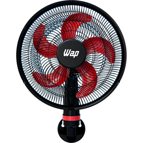 Ventilador-WAP-Rajada-Turbo-W130-de-Parede-Vermelho